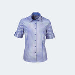 N20 Angelique Ladies Short Sleeve Stripe Blouse