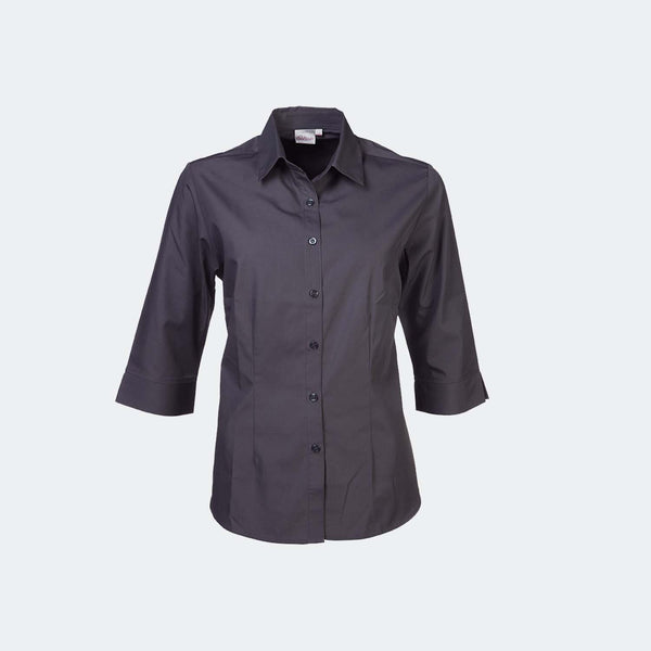 P070 Cathy Ladies 3/4 Sleeve Poplin Blouse