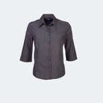 P05 Cathy Ladies 3/4 Sleeve Check Blouse