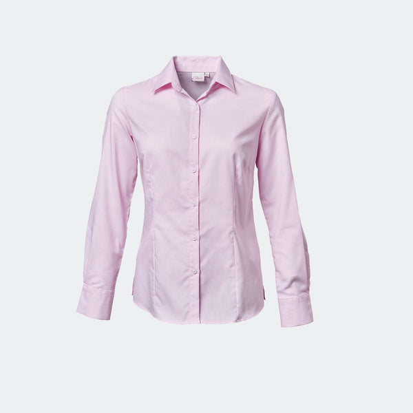 K373 Ladies Long Sleeve Oxford Blouse