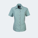 K124 Wendy Ladies Short Sleeve Stripe Blouse