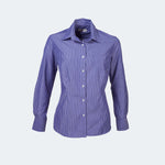 K203 Wendy Ladies Long Sleeve Stripe Blouse
