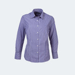 K205 Wendy Ladies Long Sleeve Stripe Blouse