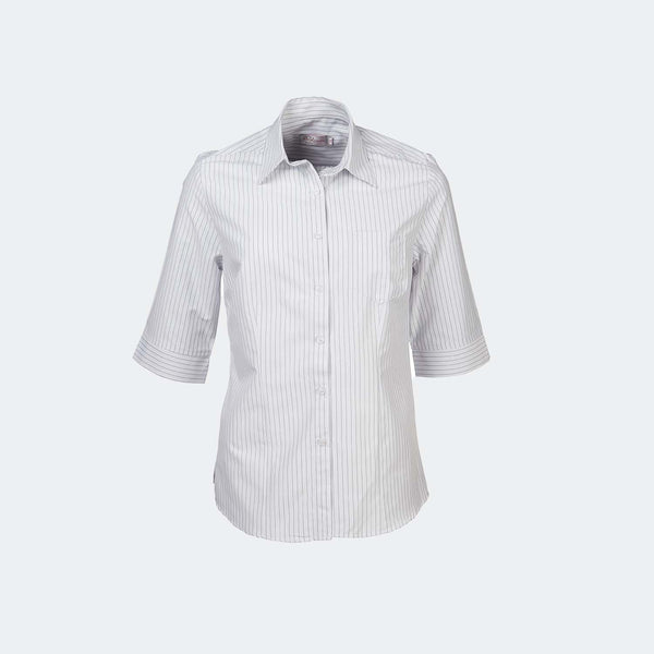 K202 Wendy Ladies 3/4 Sleeve Stripe Blouse