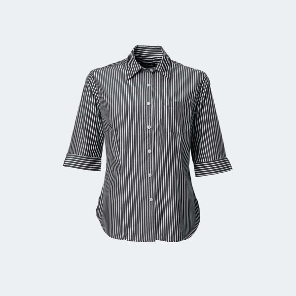 K205 Wendy Ladies 3/4 Sleeve Stripe Blouse