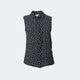 K229 Romy Ladies Sleeveless Leaf Print Blouse