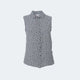 K229 Romy Ladies Sleeveless Leaf Print Blouse