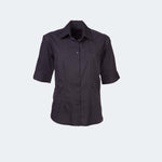 S05 Megan Ladies Short Sleeve End on End Blouse