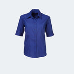 S05 Megan Ladies Short Sleeve End on End Blouse