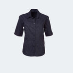 S09 Megan Ladies Short Sleeve Check Blouse