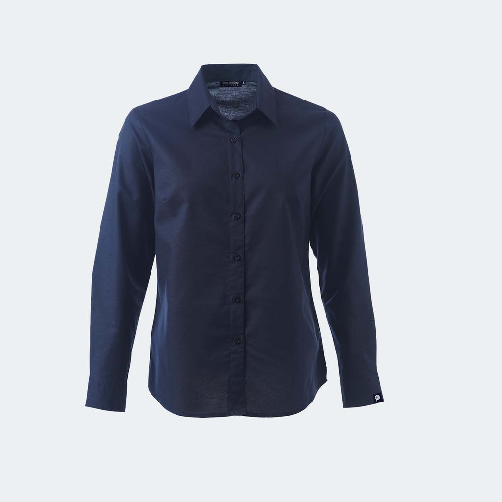 Oxford Shirt Ladies Long Sleeve - Keli – Rolando Chefwear