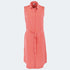 Ava Tulip Print Dress Ladies Sleeveless - K221 Coral