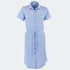Mia Tulip Print Dress Ladies Short Sleeve - K221 Blue Print